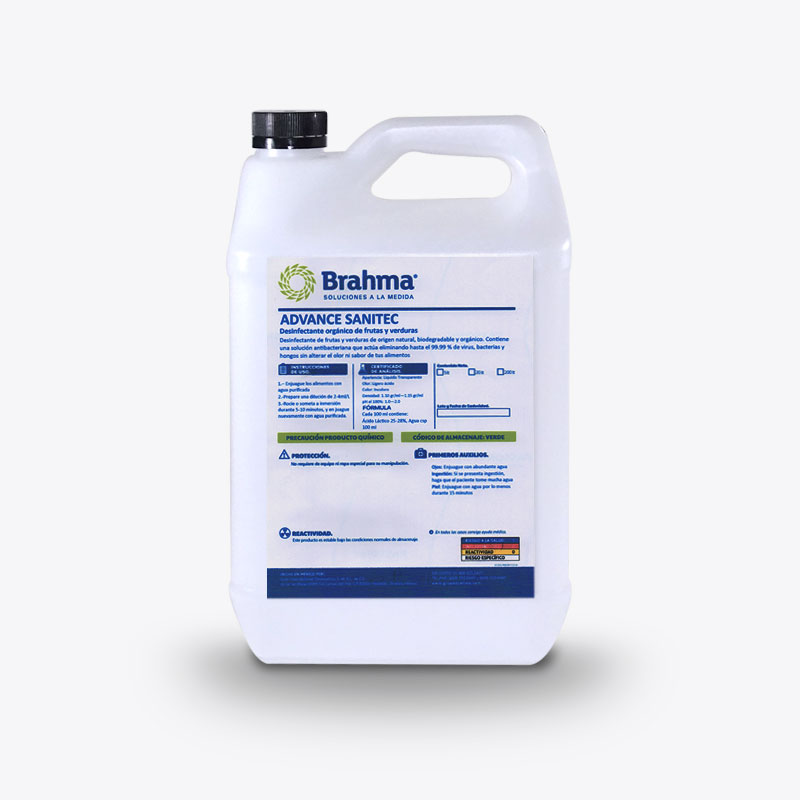 Advance Sanitec | Desinfectante de Frutas y Verduras 