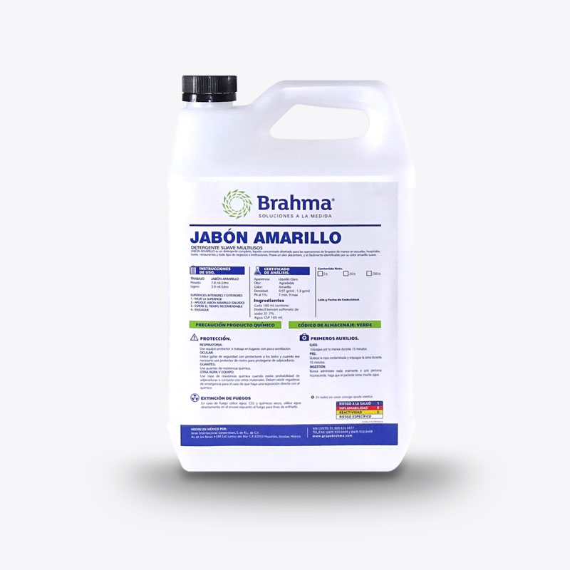 Jabón Amarillo | Jabón Liquido Lavatrastes 